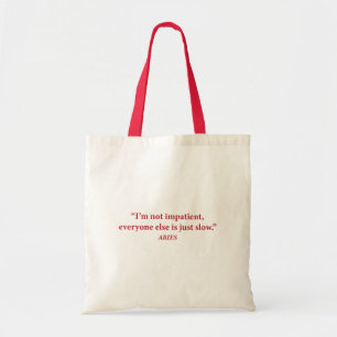 Aries Mood Graphic Tote Bag