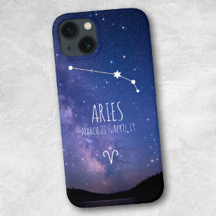 Aries   Personalised Zodiac Constellation iPhone 13 Case