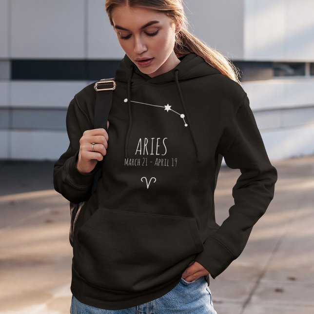 Aries | Personalised Zodiac Constellation Hoodie (Creator Uploaded)