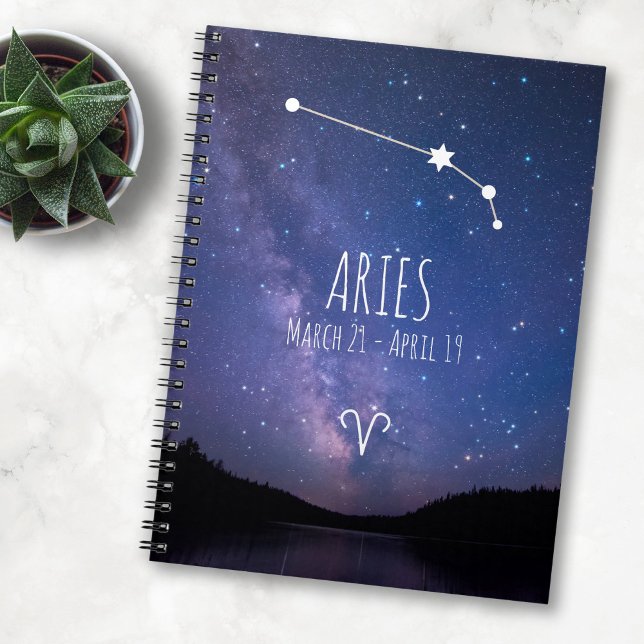 Aries | Personalised Zodiac Constellation Notebook (Creator Uploaded)
