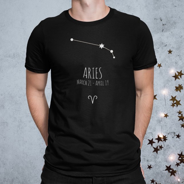 Aries | Personalised Zodiac Constellation T-Shirt (Creator Uploaded)