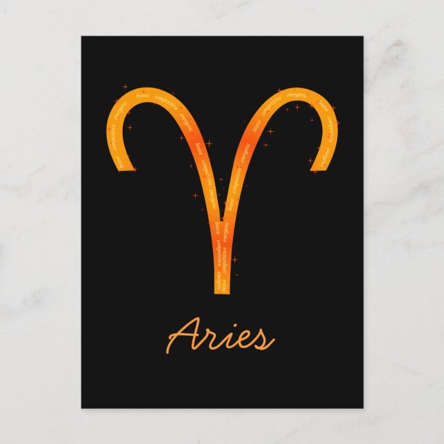 Aries Postcard (Front)