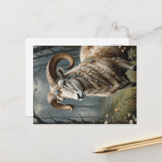Aries Postcard (Front/Back In Situ)