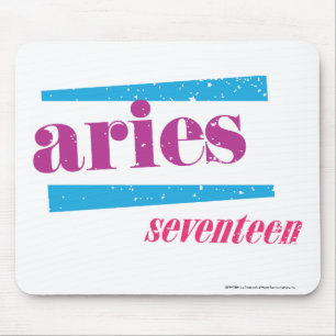 Aries Purple Mouse Pad