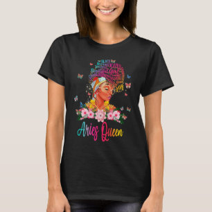 Aries Queen Black Women Persistent Sophisticated B T-Shirt