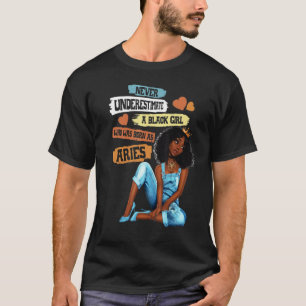Aries Queen I Am Stronger Birthday  For Black Wome T-Shirt