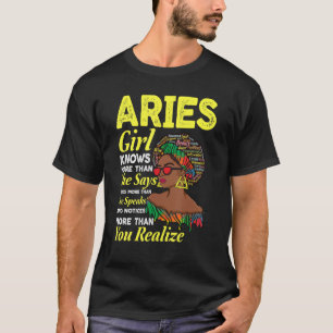 Aries Queen March April Birthday Astrology Zodiac T-Shirt