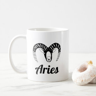Aries Ram Astrological Sign Coffee Mug
