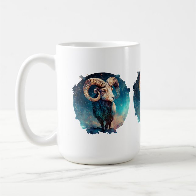 Aries Ram Coffee Mug (Left)
