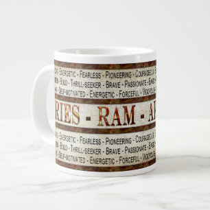 ARIES - RAM - COFFEE/SOUP JUMBO MUG - DESCRIPTIVE