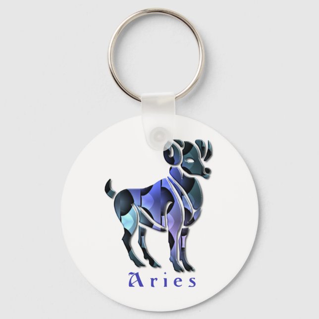 Aries Ram Keychain (Front)