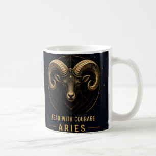 Aries Ram Symbol Strong Courage Astrology Gift Coffee Mug
