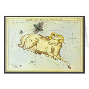 Aries Ram, Vintage Constellation, Urania's Mirror