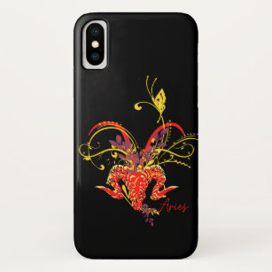 Aries Ram Zodiac Sign with "V" Case-Mate iPhone Ca Case-Mate iPhone Case