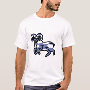 Aries Ram Zodiac T‑Shirt – Strong Aries Energy  T-Shirt