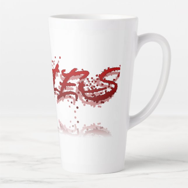 Aries Reflection Latte Mug (Right)