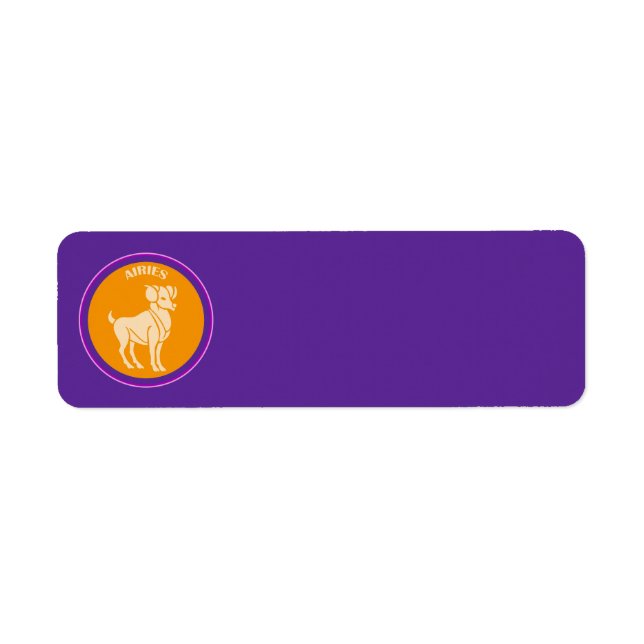 Aries Return Address Label (Front)
