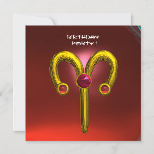 ARIES RUBY , bright yellow red Announcement
