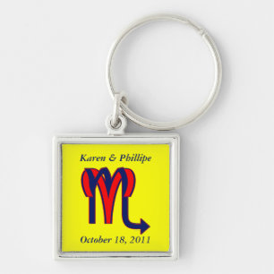Aries & Scorpio Key Ring