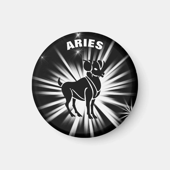 Aries sign magnet (Front)