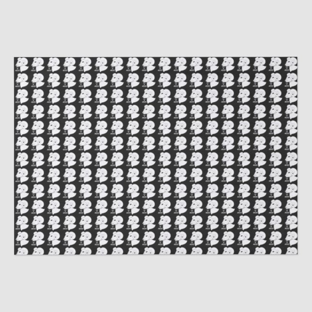 Aries Silhouette Wrapping Paper (Front)