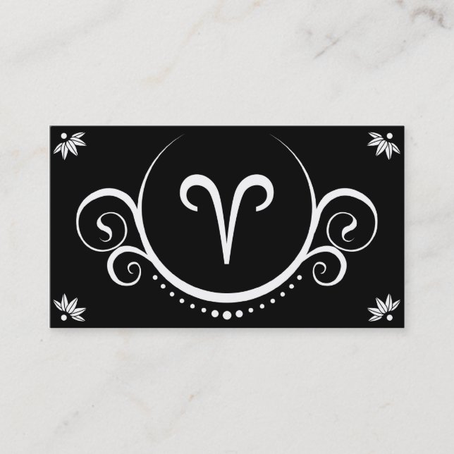 aries sophistications business card (Front)