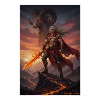 Aries Spirit Poster