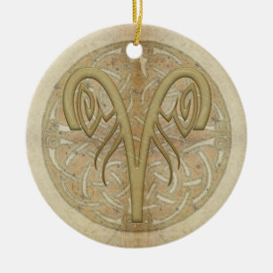 Aries Star Sign Personalised Ornament