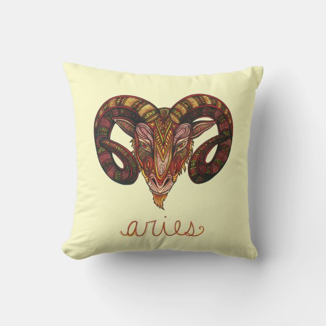 Aries Symbol Cushion (Front)