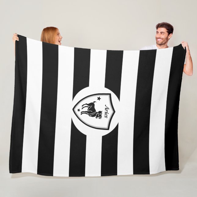 Aries symbol     fleece blanket (In Situ)