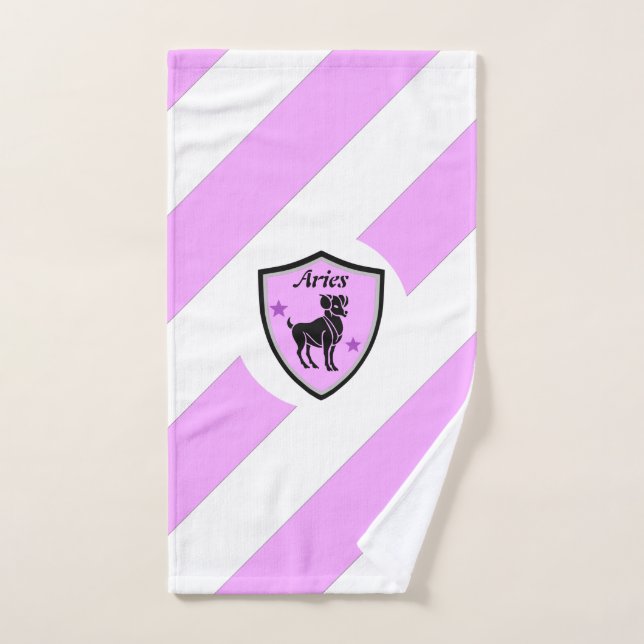 Aries symbol   hand towel (Hand Towel)