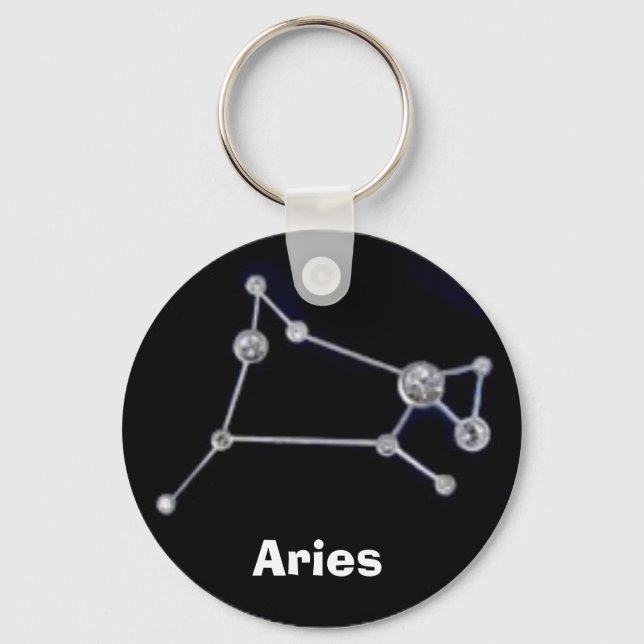 Aries,Symbol Keychain (Front)