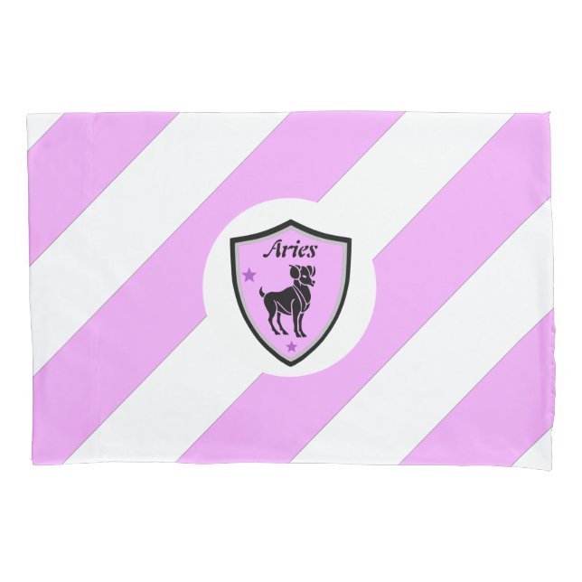Aries symbol   pillowcase (Front)