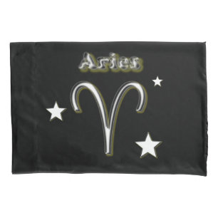 Aries symbol pillowcase