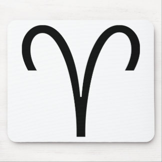 Aries Symbol Ram Zodiac Sign Mouse Pad