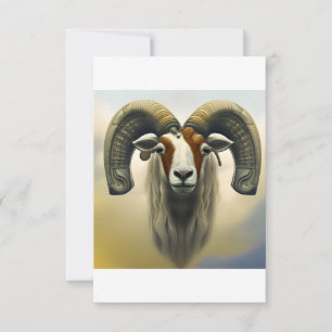 Aries  thank you card