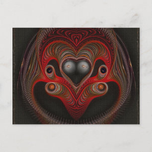 Aries the Ram Abstract Art Postcard