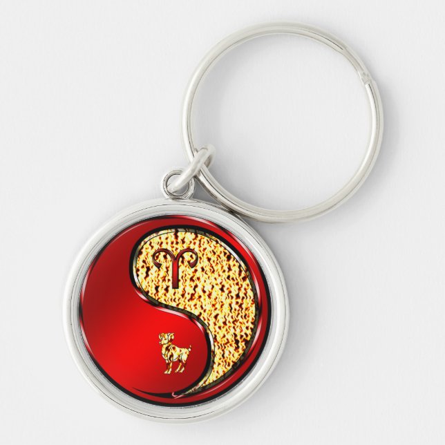 Aries the Ram Key Ring (Front)