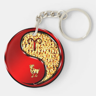 Aries the Ram Key Ring