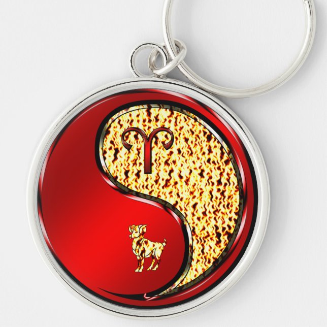 Aries the Ram Key Ring (Front)