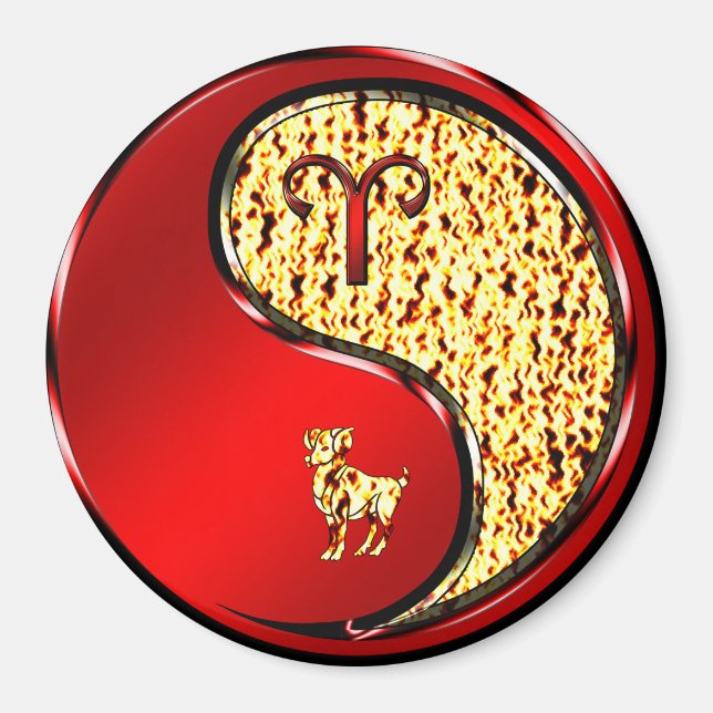 Aries the Ram Magnet (Front)