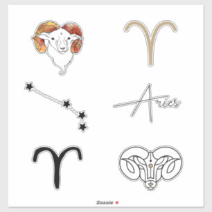 Aries the ram zodiac astrology birthday gold