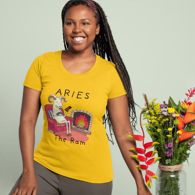 Aries the Ram zodiac star constellation T-Shirt (Creator Uploaded)
