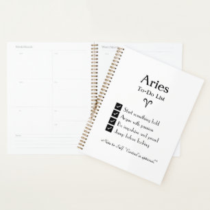 Aries – To-Do List Planner