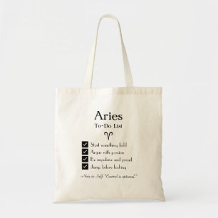 Aries – To-Do List Tote Bag