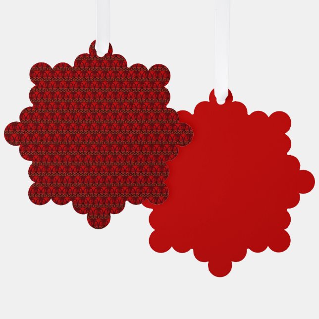 Aries Tree Decoration Card (Front/Back)