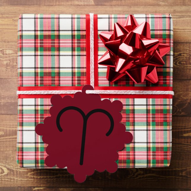 Aries Tree Decoration Card (Insitu (Gift))