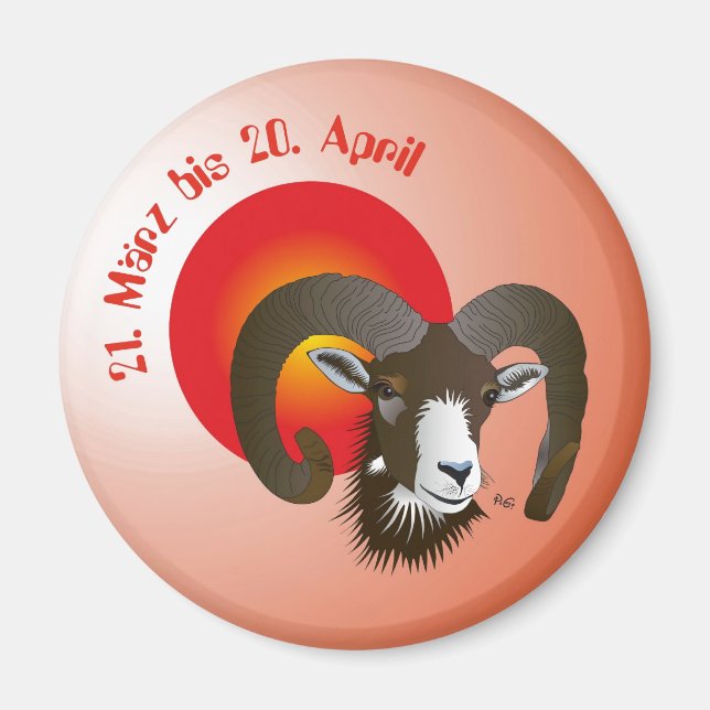 Aries - veterinary sign Magnet (Front)