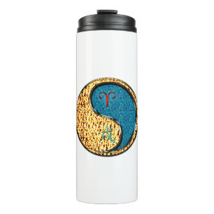 Aries & Water Dog Thermal Tumbler