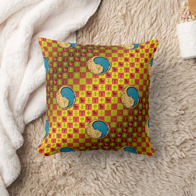 Aries & Water Monkey Cushion (Blanket)